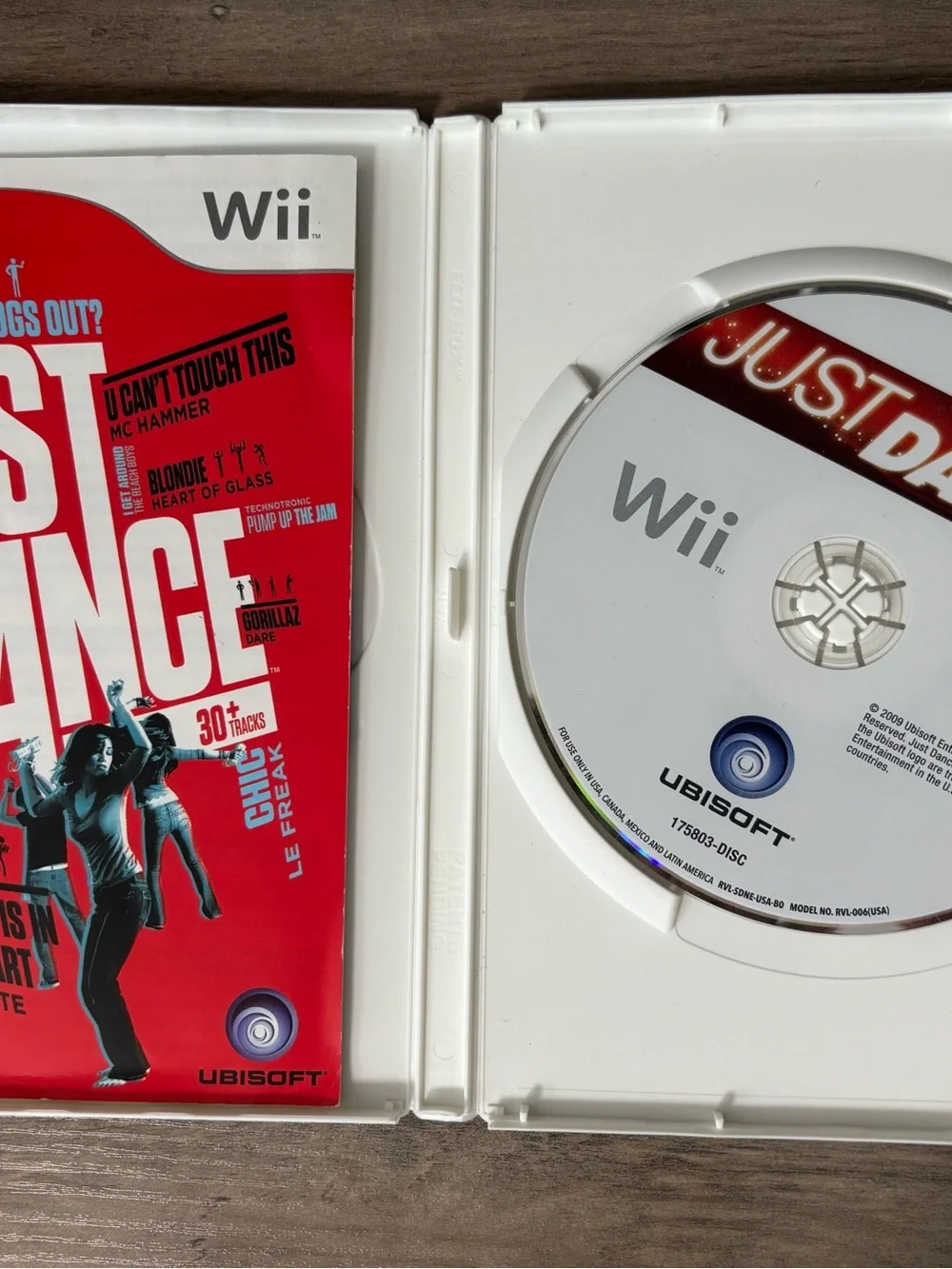 Just Dance (Nintendo Wii, 2009) Ubisoft Bink Video AiLive - Complete With Manual
